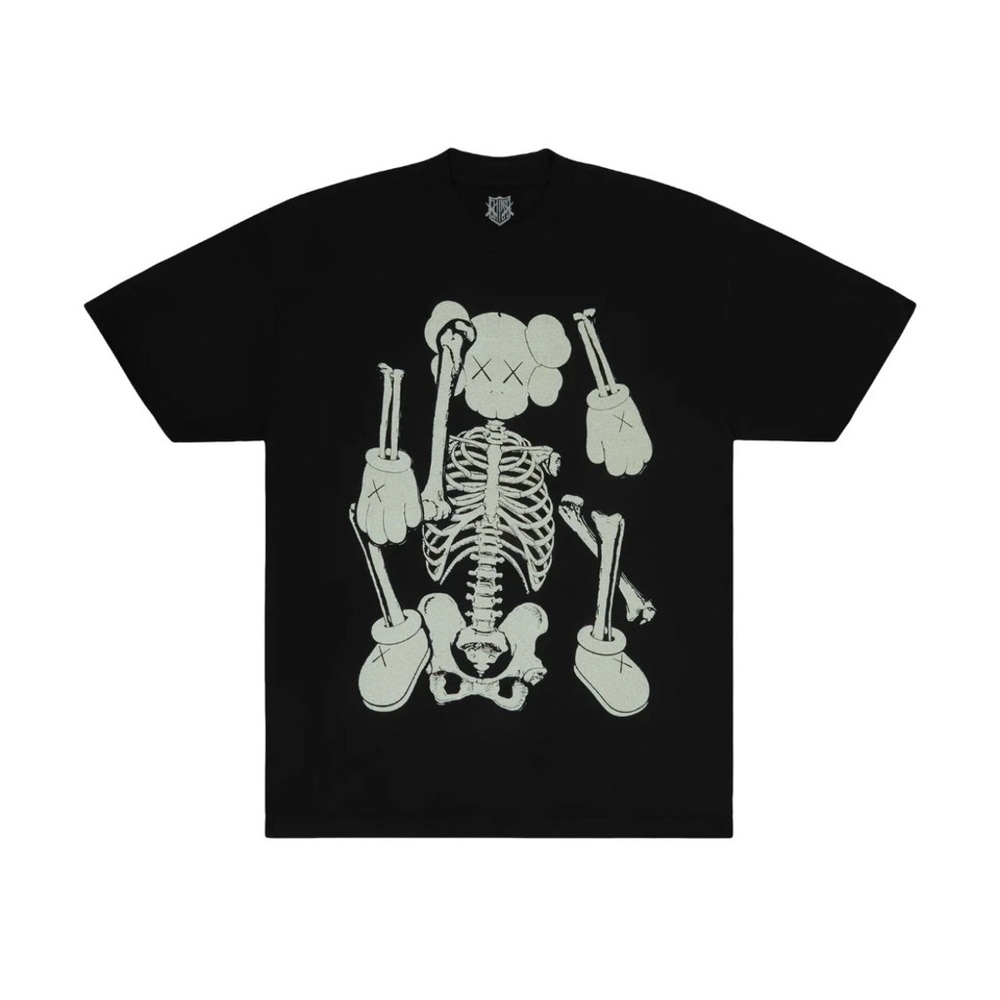 KAWS × CLIPSE (GREY) "Let God Sort Em Out" Tee Size- M